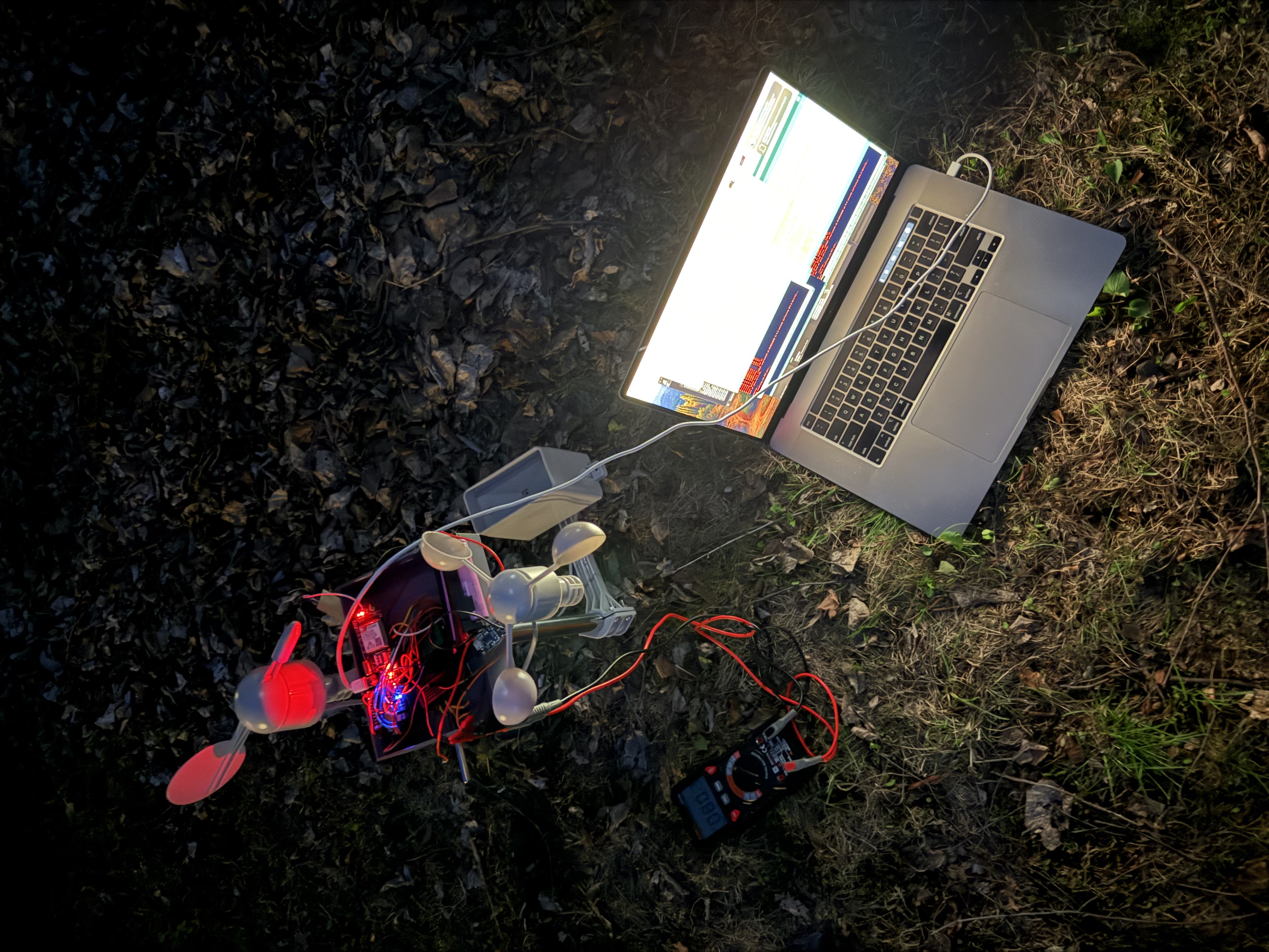 Programming the weather station hardware.